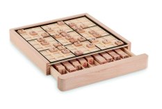 Dřevěná stolní hra sudoku
