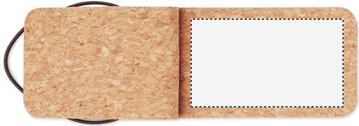 Korková visačka na zavazadla - Umístění potisku: FRONT, Typ potisku: Tampontisk (max. 4 barvy, 50x80mm), Počet barev potisku: 4 barvy, Počet kusů: 90