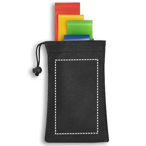 BURPEE. Sada elastických pásů s netkaným sáčkem