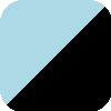 Light blue/black