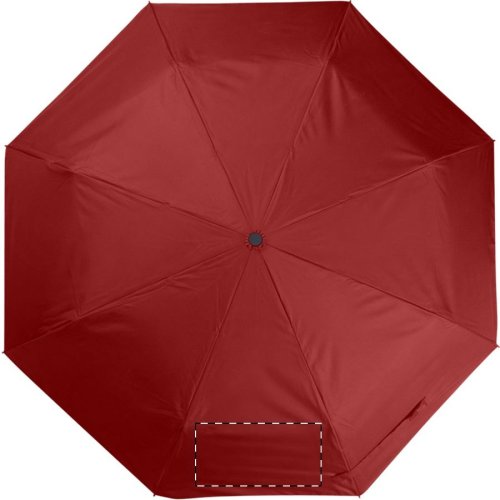 Hebol deštník - Typ potisku a počet barev: Digitální transfer, Full Color, Umístění a max. velikost potisku: Panel 3, 220 x 110, Počet kusů: 500