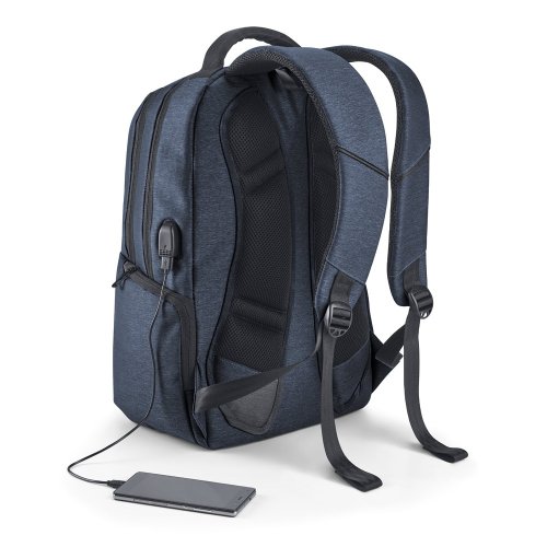 BOSTON. Voděodolný dvoubarevný nylonový batoh na 17'' notebook BOSTON. Voděodolný dvoubarevný nylonový batoh na 17'' notebook