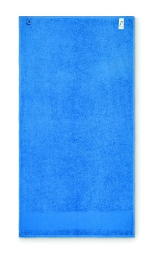 Bavlněný ručník na ruce - Umístění a max. velikost potisku: STRIP LEFT, 50x200mm, Typ potisku a počet barev: Sítotiskový transfer, 6 barev, Počet kusů: 2000