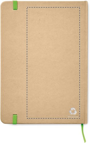 A5 zápisník v recykl. kartonu