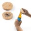 AMCHUR. Podtácka z bambusu s otváračom na fľaše - Typ potlače a počet farieb: Sieťotlač (plast, papier), 1 farba, Umiestnenie a max. veľkosť potlače: Vrchná časť, 40 x 40, Počet kusov: 2500