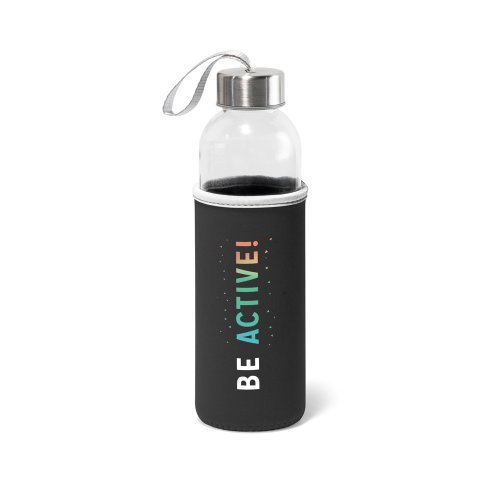 RAISE. Sportovní láhev ze skla a nerezové oceli 520 ml