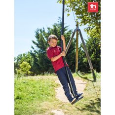 THC ADAM KIDS. Bavlněné polo tričko s krátkým rukávem pro děti (unisex)