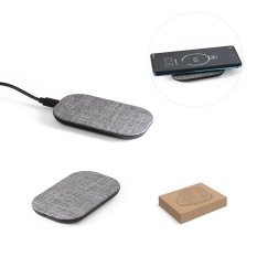 RENEWAL CHARGER. Brzi bežični punjač od recyklovaného PET (100% rPET) i 10W