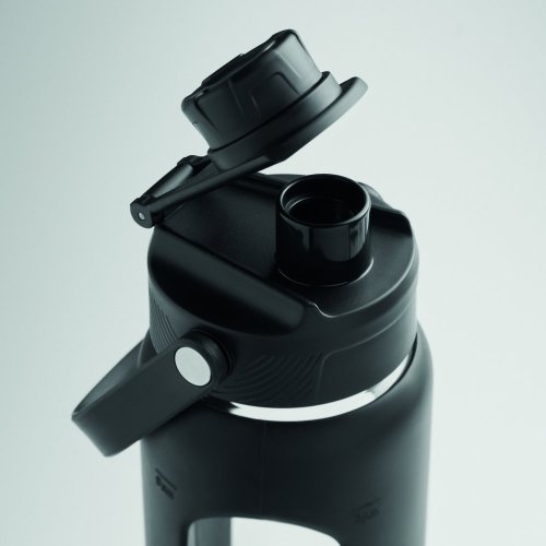 Glass bottle with sleeve 750 ml