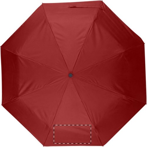 Hebol deštník - Typ potisku a počet barev: Transfer, 2 barvy, Umístění a max. velikost potisku: Panel 3, 220 x 110, Počet kusů: 1000