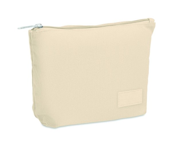 Manšestrová kosmetická taška