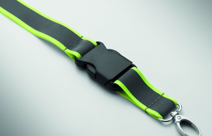 Reflexní šňůrka na krk z RPET