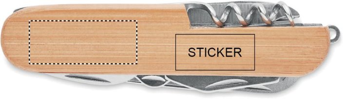 Multifunkční nůž, bambus