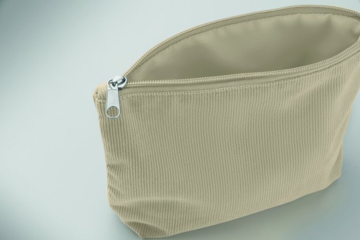 Manšestrová kosmetická taška