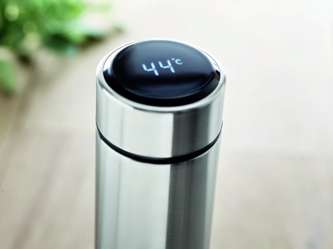 Láhev s dotykovým teploměrem