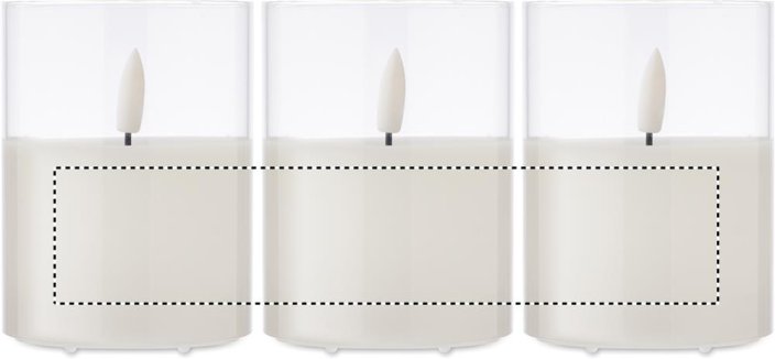 LED svíčka ve skle