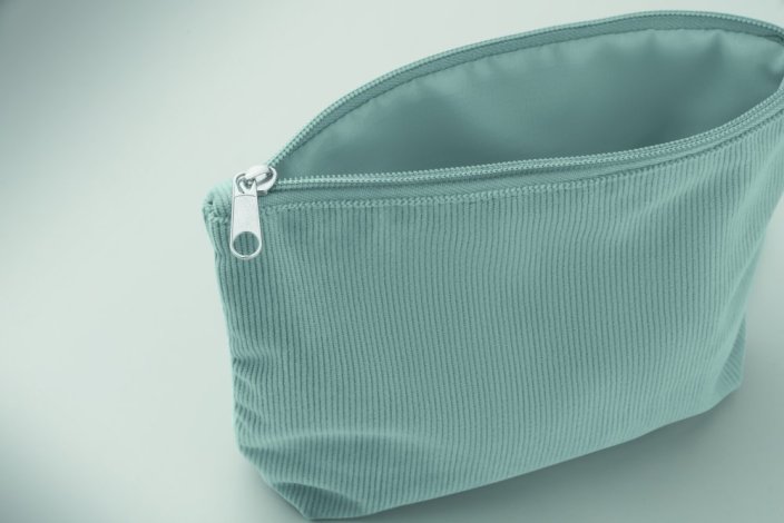 Manšestrová kosmetická taška