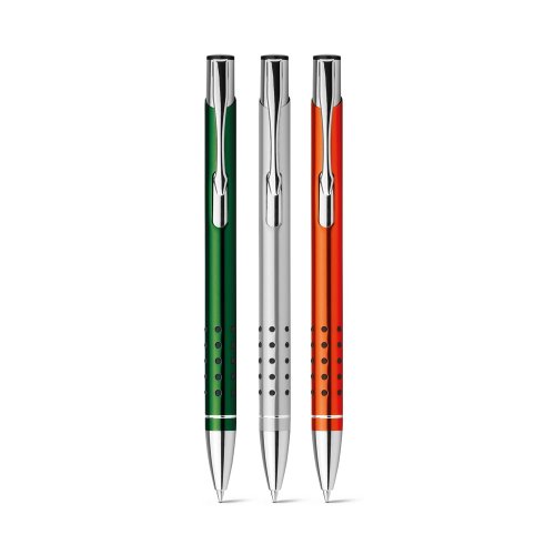 OLEG DOTS. Kuličkové pero - Typ  potisku a počet barev: Tampontisk, 1 barva, Umístění a max. velikost potisku: Side body, 55 x 7, Počet kusů: 250