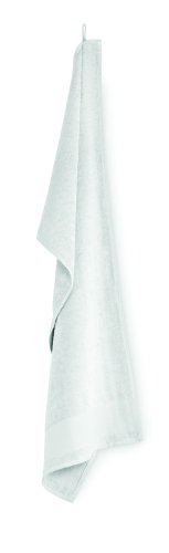 Bavlněný ručník na ruce - Umístění a max. velikost potisku: STRIP LEFT, 50x200mm, Typ potisku a počet barev: Sítotiskový transfer, 6 barev, Počet kusů: 2000