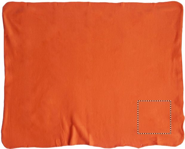 Fleecová deka s popruhy