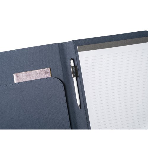 EMERGE FOLDER II. Složka A4 z materiálu recyklovaného polyesteru (100% rPET) 300D s elastickým uzávěrem