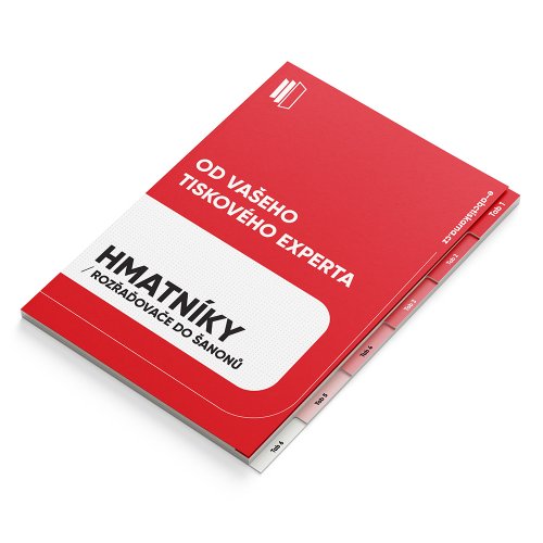 Hmatníky, šanónové rozraďovače