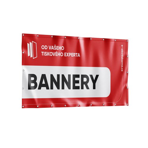 Bannery, reklamní plachty - Materiál: Standardní: PVC banner litý 510 g/m² (kvalitní, doporučujeme), Barevnost: Barevné jednostranné - 4/0 (CMYK), Dokončení: Svaření okrajů, kvalitní oka po 50 cm (doporučujeme)