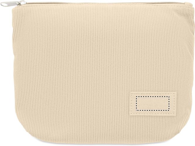 Manšestrová kosmetická taška