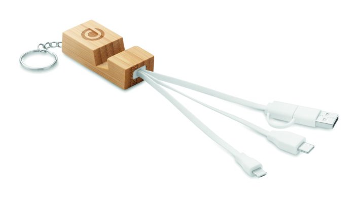 Bambusová klíčenka a stojánek