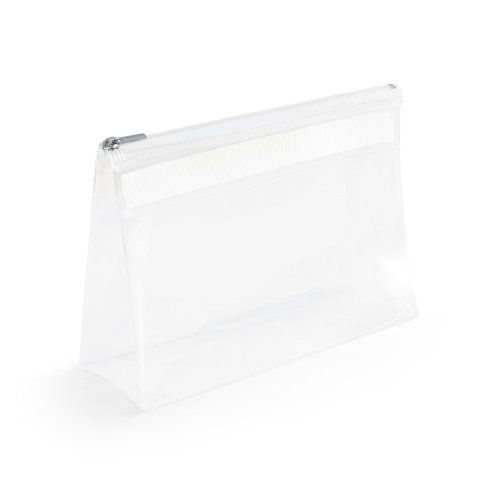 CHASTAIN. Priehľadné EVA puzdro so zipsom - Umiestnenie potlače: Predný, Typ potlače: Sieťotlač (plast, papier) (max. 1 farba, 100 x 50mm), Počet farieb potlače: 1 farba, Počet kusov: 1