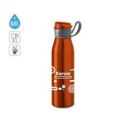 KORVER. Hliníková sportovní láhev o objemu 650 ml