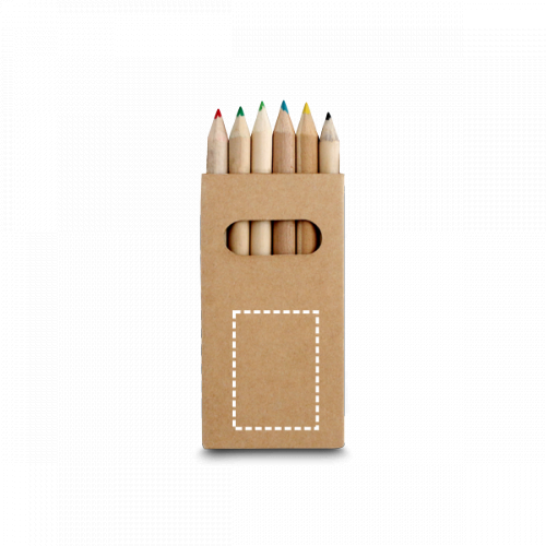 BIRD. Set 6 pasteliek v škatuľke