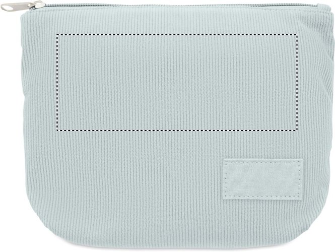 Manšestrová kosmetická taška