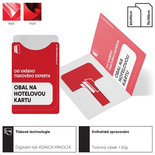 Puzdro na hotelovú kartu