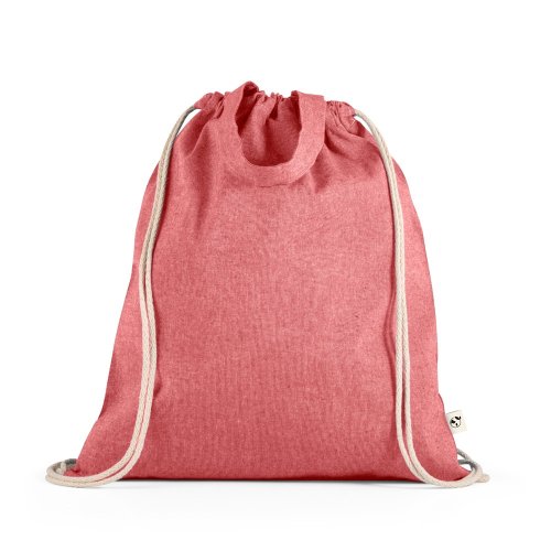 RISSANI. Taška so šnúrkou z recyklovanej bavlny (70 %) a polyester (30 % rPET) (140 g/m²)