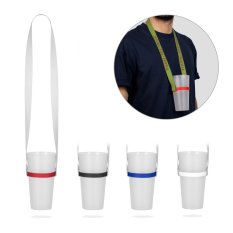 BOLTON. SADA SUBLIMAČNÁ ŠNÚRKA NA KRÁTKU Dlhá II (20 mm) Duo so silikónovým držiakom na poháre
