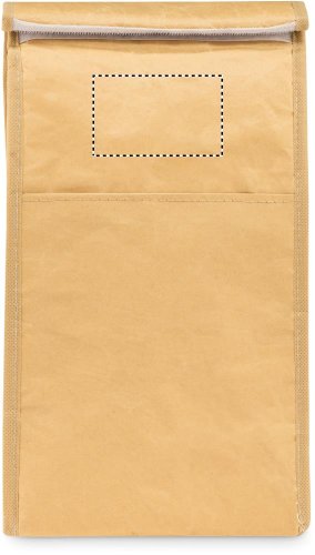 3l obědový sáček - Umístění potisku: BACK, Typ potisku: Sítotisk (max. 4 barvy, 150x90mm), Počet barev potisku: 3 barvy, Počet kusů: 3000