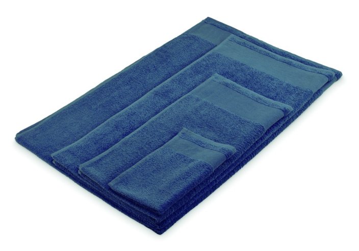 Bavlněný ručník na ruce - Umístění a max. velikost potisku: STRIP LEFT, 50x200mm, Typ potisku a počet barev: Sítotiskový transfer, 6 barev, Počet kusů: 2000