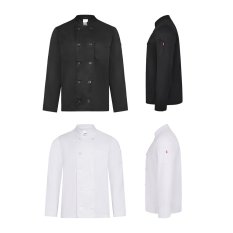 VL BACO. Kuchárska bunda s dlhými rukávmi (190 g/m2)