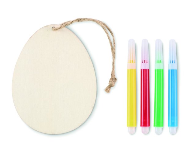 Sada na malování, dřevěné vejce