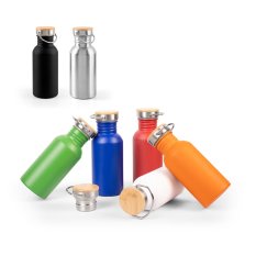 EWING. Nerezová fľaša s jednoduchou stenou (90 % recyklovaná)