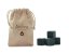 4 kostky z kamene v sáčku - Umístění potisku: POUCH BACK, Typ potisku: Sítotisk (max. 4 barvy, 60x40mm), Počet barev potisku: 3 barvy, Počet kusů: 350