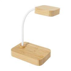 VoltGlow stolná lampa s bezdrôtovou nabíjačkou