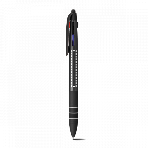 MULTIS. Multifunkční kuličkové pero s nápisem 3 v 1 - Typ potisku a počet barev: Tampontisk, 5 barvy, Umístění a max. velikost potisku: tělo, 45 x 7, Počet kusů: 40