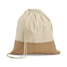 SABLON. 100% bavlnený sťahovací batoh (160 g/m²)