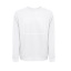 THC COLOMBO WH. Mikina (unisex) z italského froté bez karty. Bílá barva