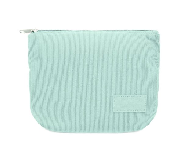 Manšestrová kosmetická taška