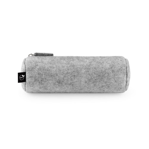 NOMAD. Viacúčelové puzdro z recyklovaného filcu (100 % rPET) s pravítkom, ceruzkami, gumou a strúhadlom