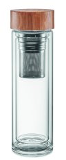 Dvoustěnná skleněná láhev 420ml