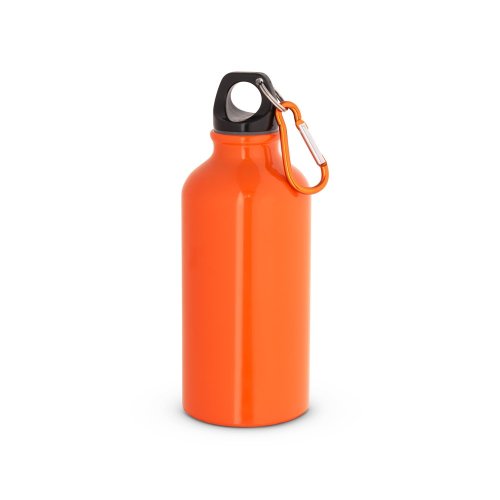LANDSCAPE S. Hliníková športová fľaša s karabínou 400 ml